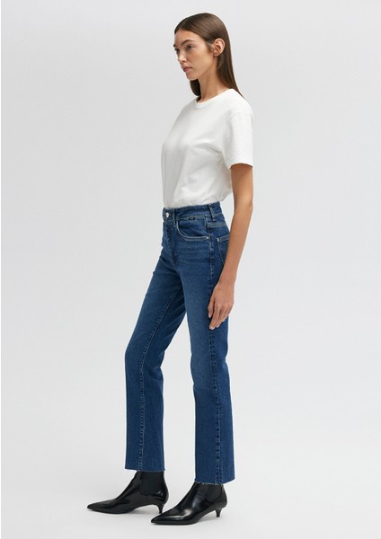 Viola Mavi Premium Vintage Koyu Mavi Jean Pantolon 101048-85290