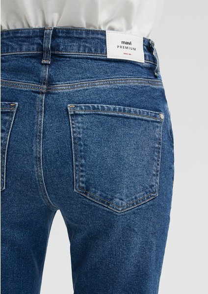 Viola Mavi Premium Vintage Koyu Mavi Jean Pantolon 101048-85290