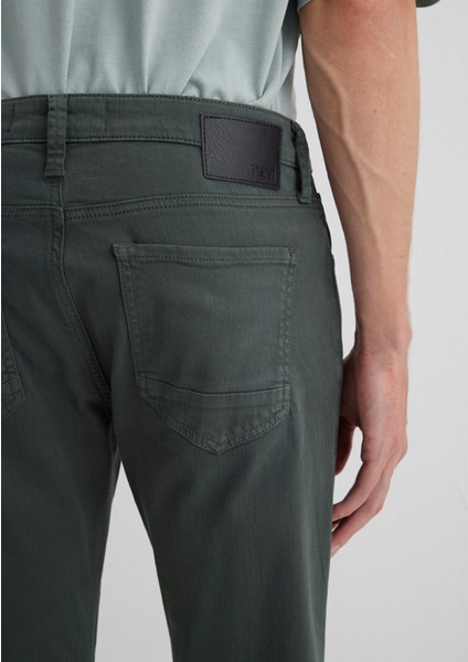 Jake Yeşil Comfort Gabardin Pantolon 0042285644