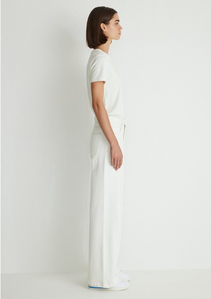 Malibu Kolej Kırık Beyaz Jean Pantolon 1010152-85277