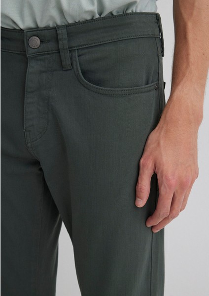 Jake Yeşil Comfort Gabardin Pantolon 0042285644