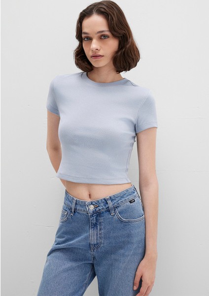 Mavi Basic Crop Tişört 1600814-85385
