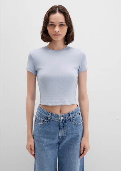 Mavi Basic Crop Tişört 1600814-85385