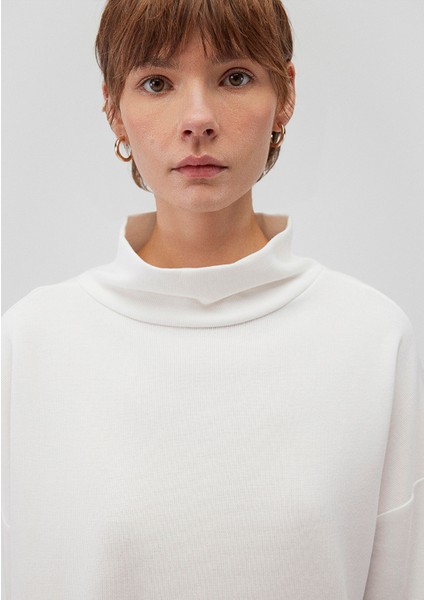 Lux Touch TENCEL TM Beyaz Modal Sweatshirt 1611224-70057