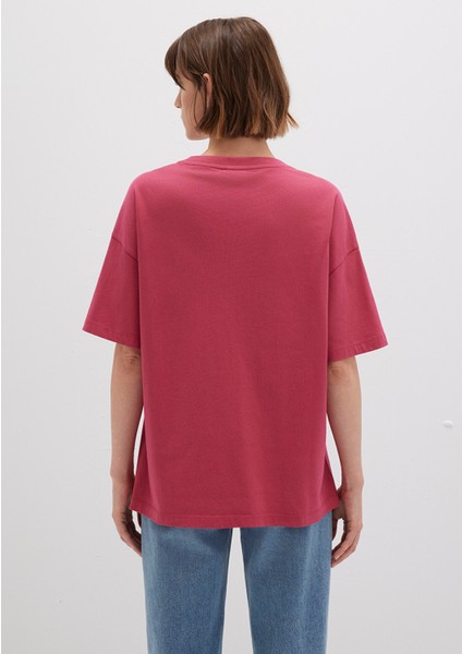 Mavi Logo Baskılı Pembe Tişört 1611193-70931