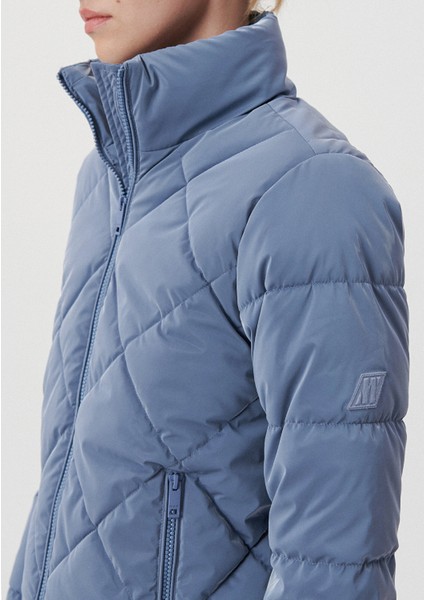 Premium Kapitone Mavi Şişme Mont 1110230-70738