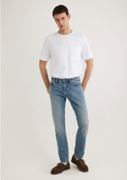 Jake 90lar Vintage Indigo Mavi Jean Pantolon 0042285360