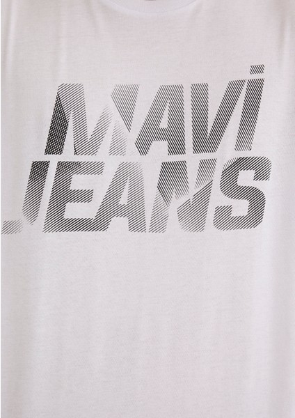 Mavi Jeans Baskılı Beyaz Tişört 0610260-620