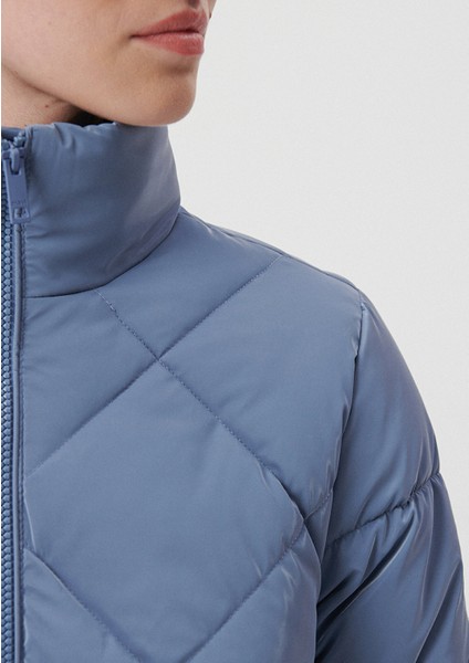 Su İtici Premium Kapitone Mavi Şişme Mont 1110230-70738