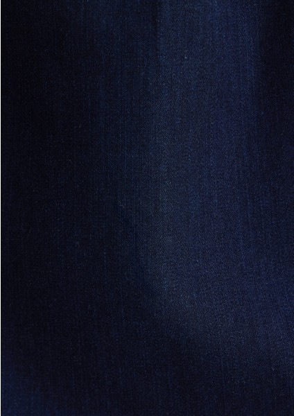 Suzy Gold Klasik Mürekkep Mavi Jean Elbise 130317-81270