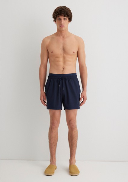 Lacivert Kısa Deniz Şortu 0910242-81430