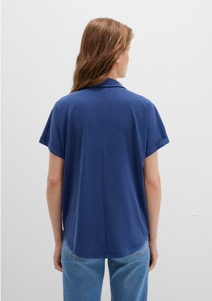 Lux Touch TENCEL TM Mavi Modal Gömlek 168081-70491