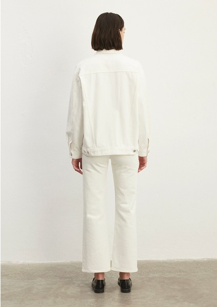 Luna 90lar Kırık Beyaz Jean Ceket 1110177-84112