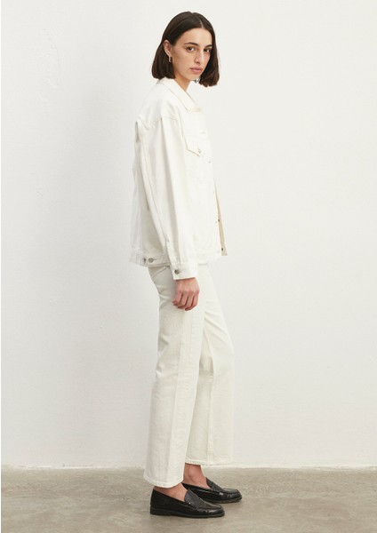 Luna 90lar Kırık Beyaz Jean Ceket 1110177-84112