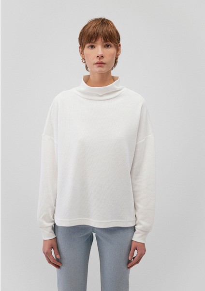 Lux Touch TENCEL TM Beyaz Modal Sweatshirt 1611224-70057