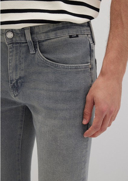 Kvnç Mavi Black Açık Gri Smoke Jean Pantolon 001070-83703