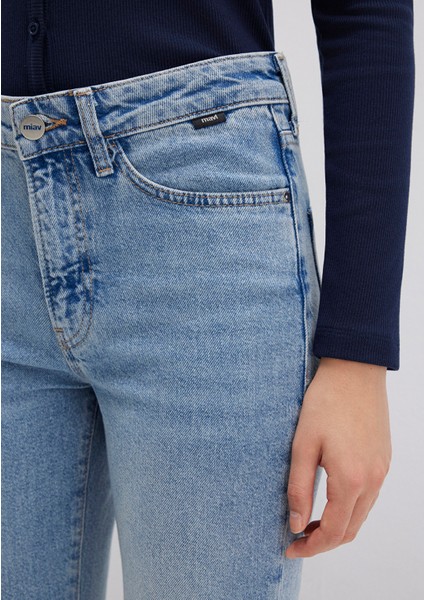 Miav 90lar İndigo Mavisi Jean Pantolon 1010299-83039