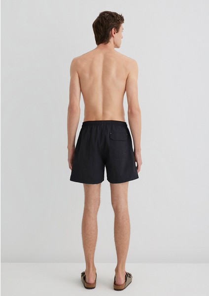 Siyah Kısa Deniz Şortu 0910879-900