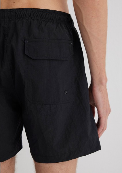 Siyah Kısa Deniz Şortu 0910879-900