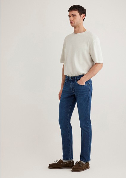 Marcus Sporty Koyu Mavi Jean Pantolon 0035182162