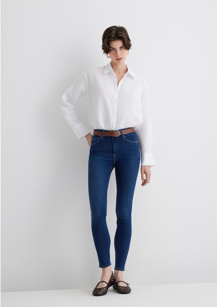 Tess Gold Premium Indigo Mavisi Jean Pantolon 100328-82232