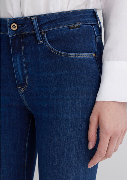 Tess Gold Premium Indigo Mavisi Jean Pantolon 100328-82232