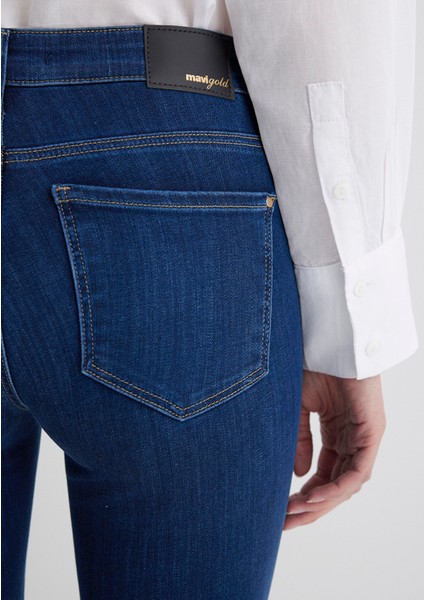 Tess Gold Premium Indigo Mavisi Jean Pantolon 100328-82232