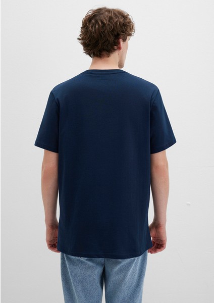 Mavi Logo Baskılı Lacivert Tişört 0610635-70490