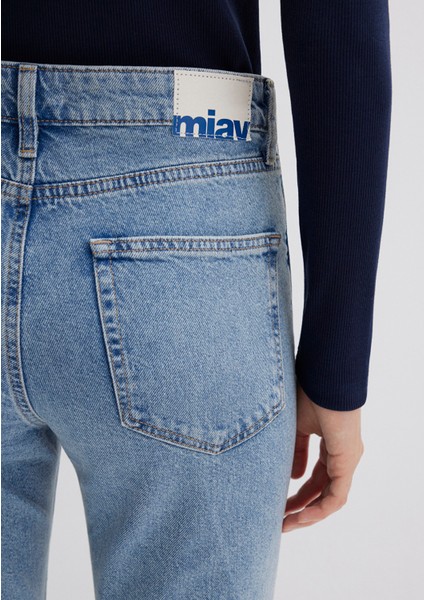 Miav 90lar İndigo Mavisi Jean Pantolon 1010299-83039