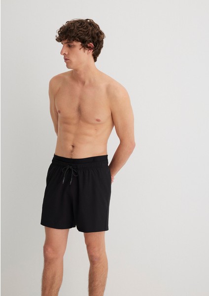 Siyah Kısa Deniz Şortu 0910241-81957