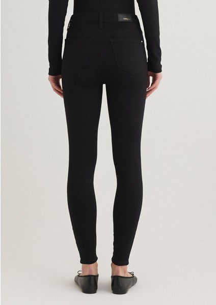 Serenay Gold Shape Siyah Jean Pantolon 100980-35248