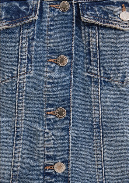 Karla 90lar İndigo Mavisi Jean Ceket 110154-30868