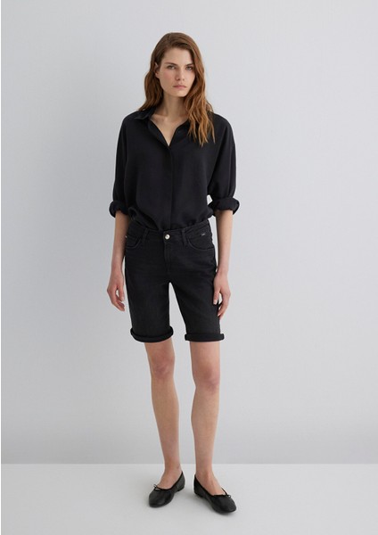 Alexis Everyday Vintage Antrasit Jean Şort 1441524752