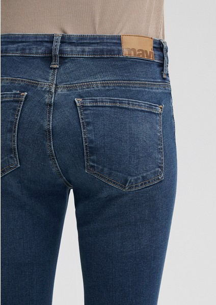 Alissa Casual Koyu Mavi Jean Pantolon 1067835246