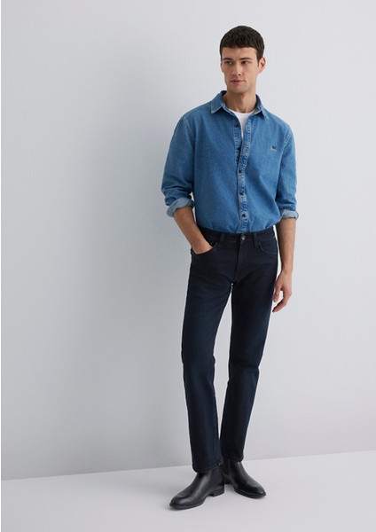 Hunter Mavi Black Mürekkep Mavi Jean Pantolon 0020234818