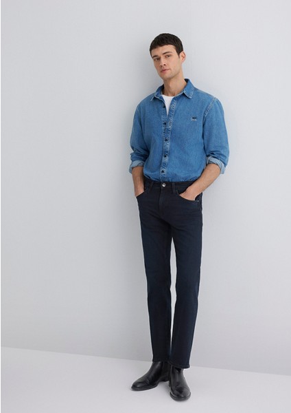 Hunter Mavi Black Mürekkep Mavi Jean Pantolon 0020234818