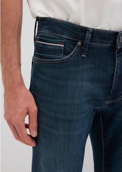 Marcus Mavi Premium Puslu Koyu Mavi Jean Pantolon 0035128946