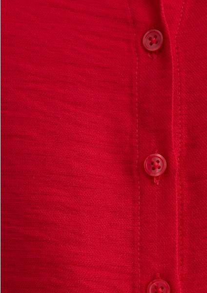 Kırmızı Gömlek Elbise 131139-29723