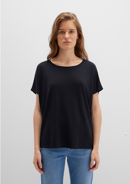 Lux Touch TENCEL TM Modal Siyah Basic Tişört 167245-900