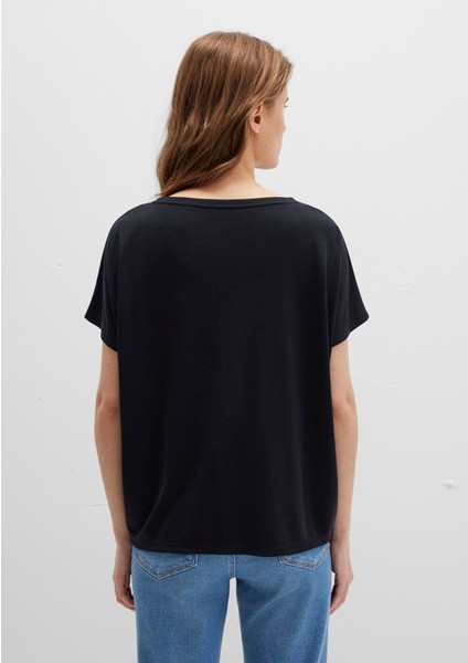 Lux Touch TENCEL TM Modal Siyah Basic Tişört 167245-900