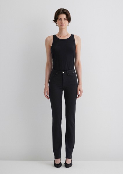 Kendra Gold Klasik Siyah Jean Pantolon 1074622002