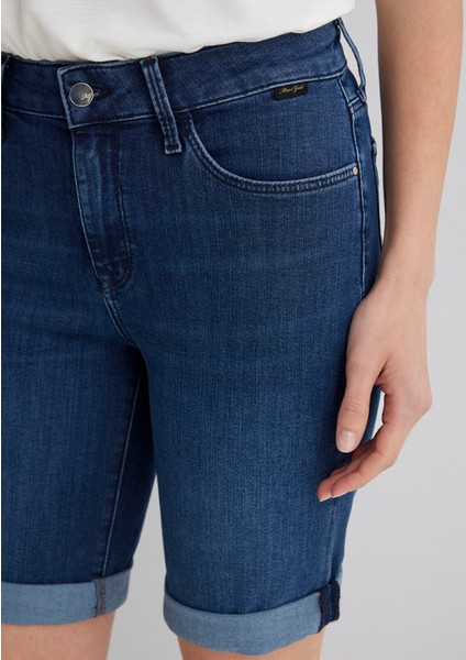 Alexis Gold Klasik Koyu Mavi Jean Şort 1441528584