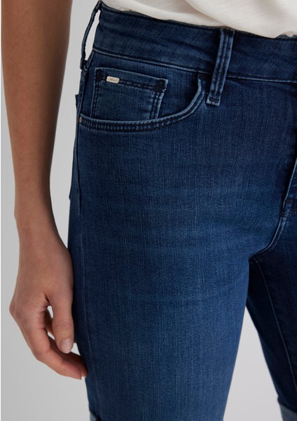 Alexis Gold Klasik Koyu Mavi Jean Şort 1441528584