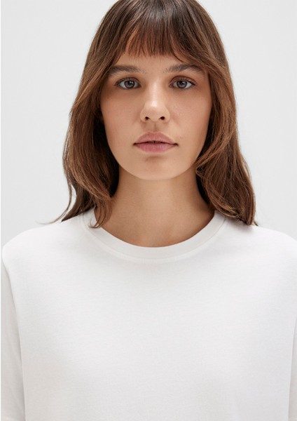 Ekru Basic Tişört 1600965-33389