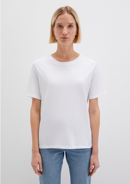 Beyaz Basic Tişört 1600955-620