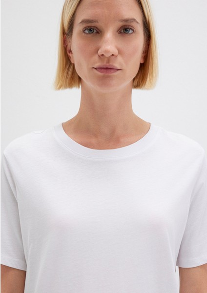 Beyaz Basic Tişört 1600955-620