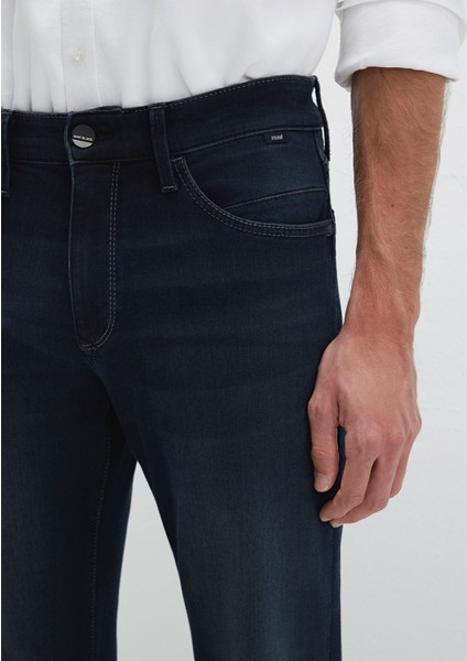 Hunter Mavi Black Gölgeli Mürekkep Mavi Jean Pantolon 0020231891