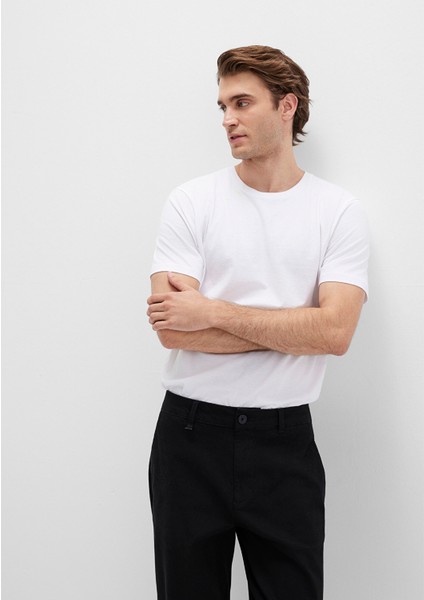 Beyaz Basic Tişört 065574-620