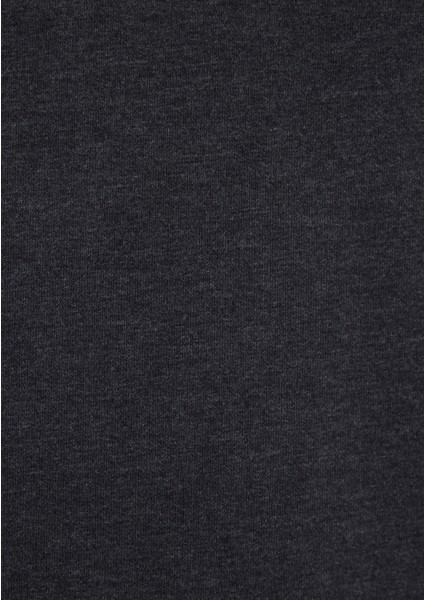 Stretch V Yaka Antrasit Basic Tişört 061748-24398