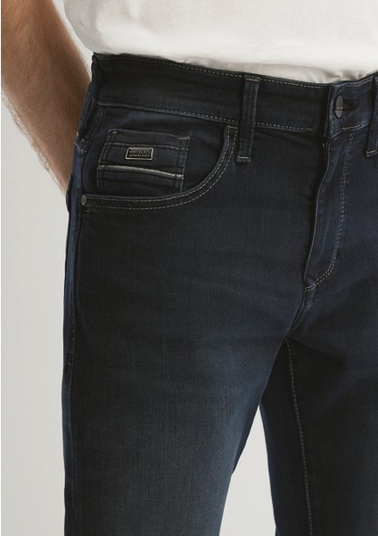 James Mavi Black Puslu Mürekkep Mavi Jean Pantolon 0042426976